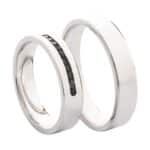 Crystal Premium 1299-F Fehér arany karikagyűrű