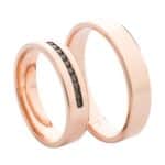 Crystal Premium 1299-V Rosé arany karikagyűrű