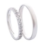 Crystal Premium A25135-F Fehér arany karikagyűrű