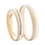 Crystal Premium A40420-S Sárga arany karikagyűrű