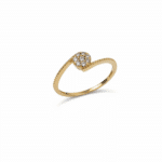 Blossom Curve U-A-69 Arany Gyűrű