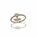 Dragonfly Charm U-A-71 Arany Gyűrű