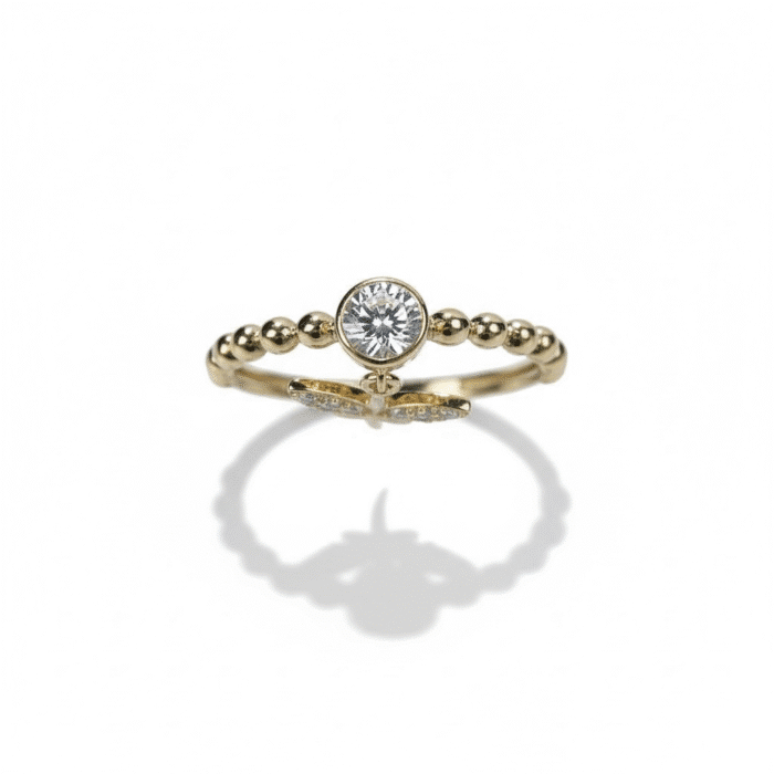 Dragonfly Charm U-A-71 Arany Gyűrű - Image 2