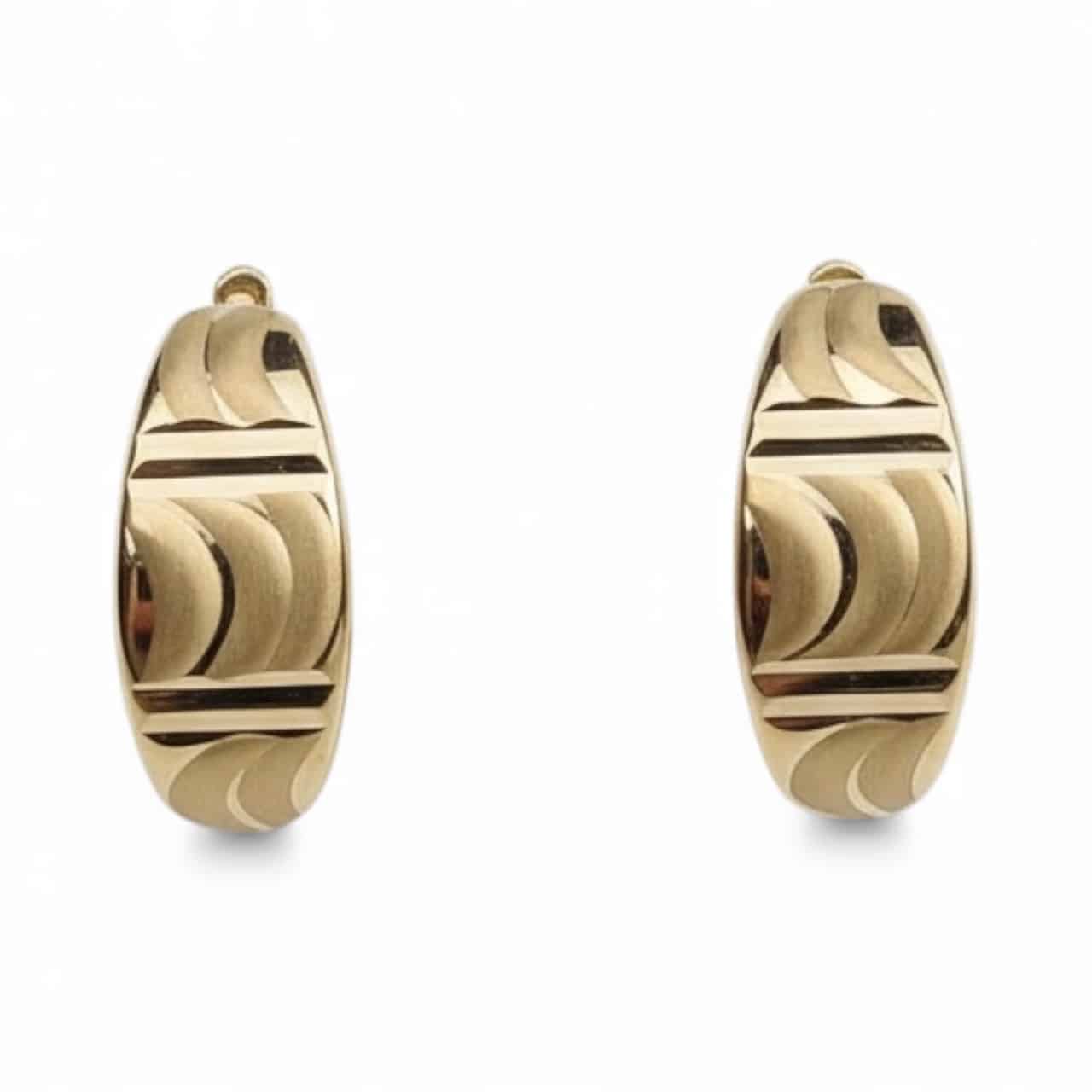 Photoroom_20251123_192516 Golden Rhythm U-A-64 Arany Fülbevaló - Image 1